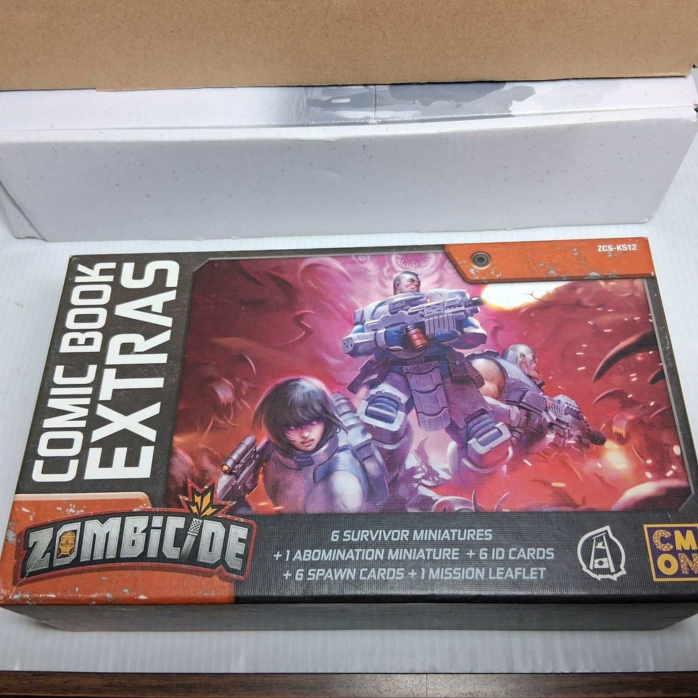 Zombicide Invader Comic Book Extras CMON Kickstarter Exclusive ZCS-KS12 Pack